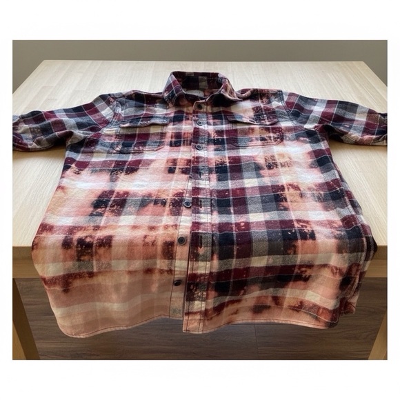 Handmade JACHS Women’s Flannel Jacket – 
Western Style, Patch Back, #CowboyCore - Picture 3 of 11